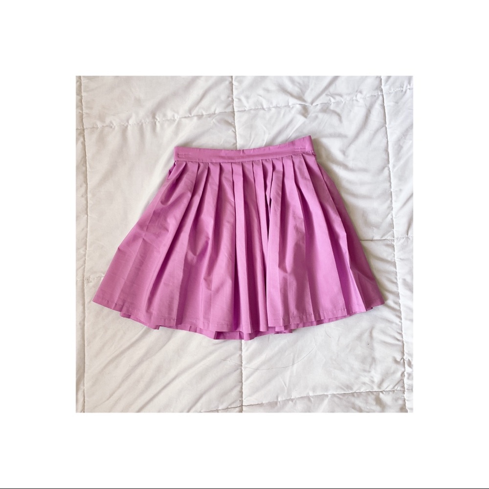 Lilac Tennis Skirt Pleated